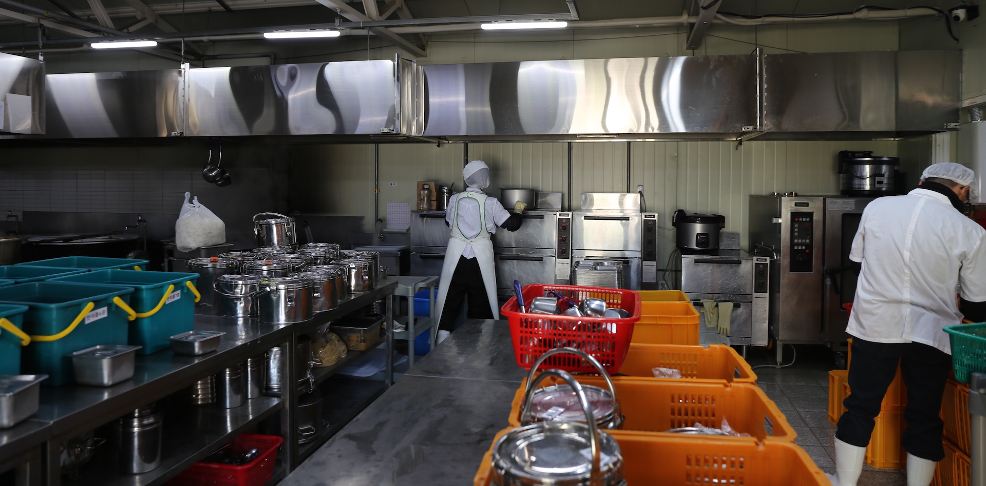 장수에프앤에스 조리시설 내부 모습