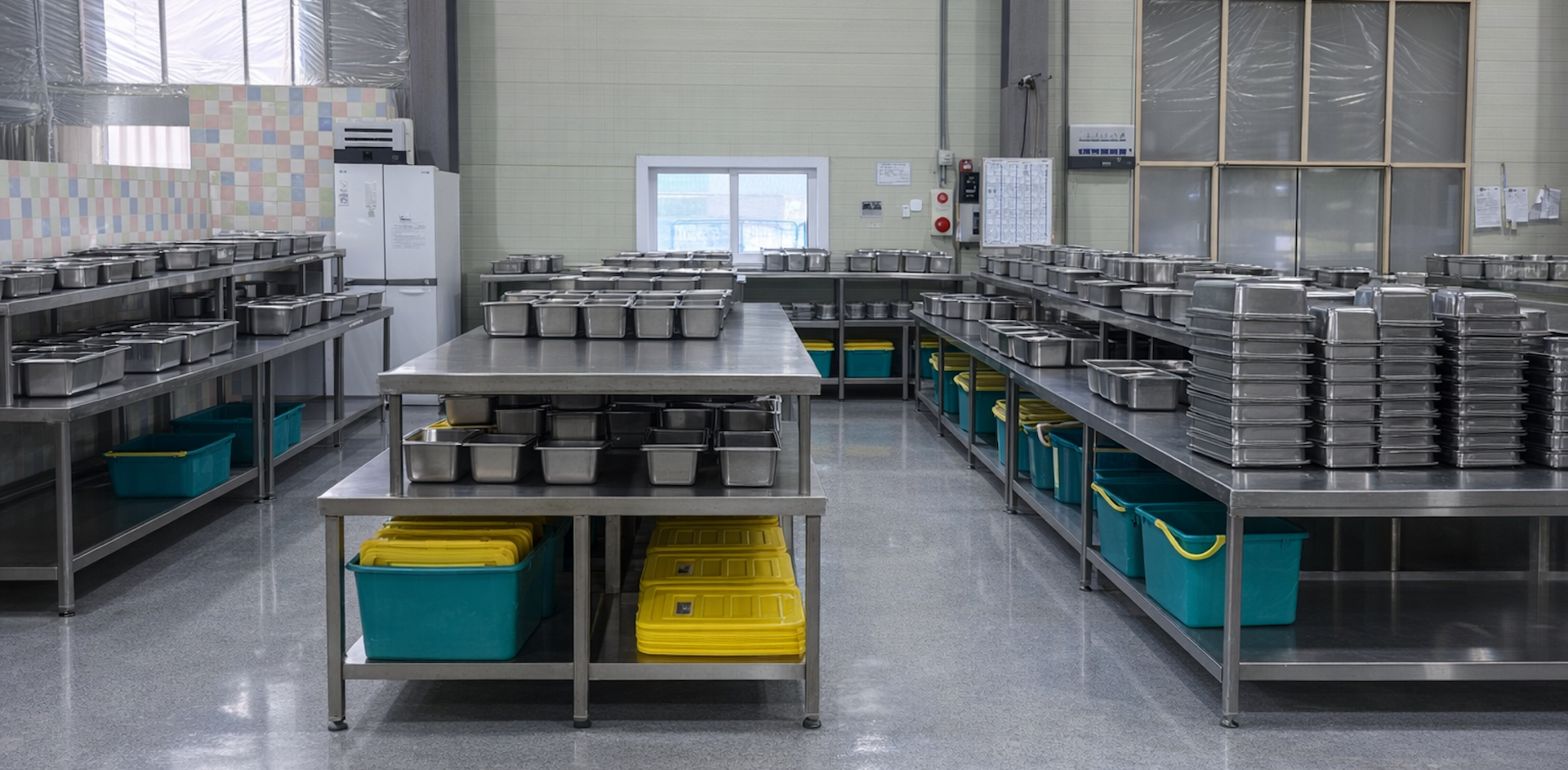 장수에프앤에스 급식 운영 시설 전경